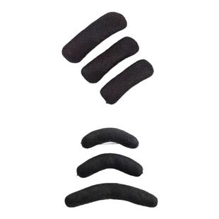 汉服假发垫发包薄款秃子乐牛角包假发古风儿童两侧垫发扁软牛角