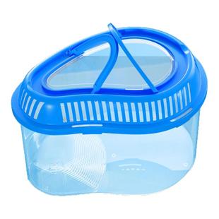 塑料乌龟缸带盖手提防逃透明养龟专用箱饲养盒【大号加高带晒台】