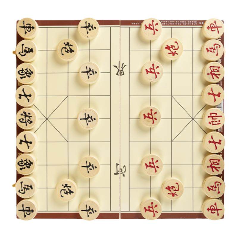 中国象棋实木大号折叠木质棋盘