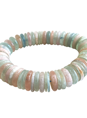 隔片全彩色单圈时尚风天然摩根石