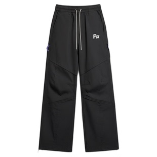 工装直筒长裤子男生秋冬季新款加绒加厚学生青少年运动休闲裤潮牌