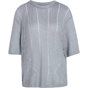 Adidas/阿迪达斯官方正品三叶草女士镂空运动宽松短袖T恤KZ5061