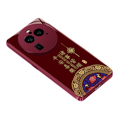 适用oppoFindx6Pro手机壳findx6新款find硅胶x6por套红色2026新年oppo喜庆马年全包oppox防摔过年男女软外壳