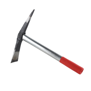 锰钢锻打连体十字镐户外刨土采药小锄头全钢尖锄镐挖野菜挖笋工具