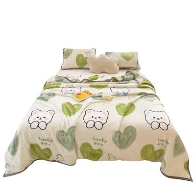 冬季牛奶绒毛毯加厚保暖午睡盖毯