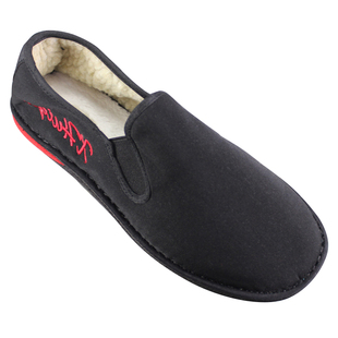 老北京布鞋男懒人鞋休闲防滑开车透气中老年爸爸鞋牛筋底黑底布鞋