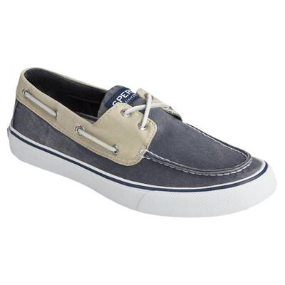 热销Sperry Top-Sider男帆船鞋户外休闲鞋一脚蹬帆布BahamaII春夏