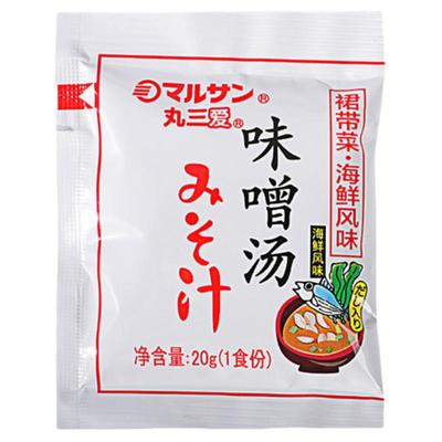 丸三味噌汤料独立小包海鲜大酱汤