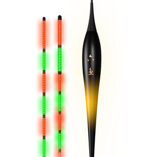 六鱼【特惠福利12.9元】互锁式高吃铅比高灵敏加粗尾浮漂夜光漂