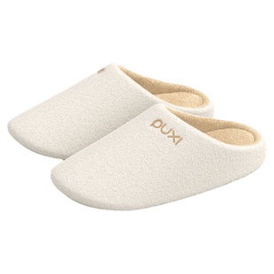 朴西新款棉布拖鞋女四季百搭居家静音防滑软底吸汗情侣棉布拖男士