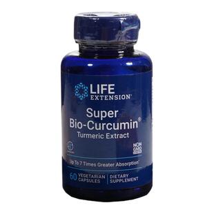 LifeExtension超级BCM-95生物姜黄素胶囊60粒护关节熬夜应酬26/8