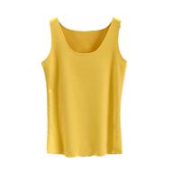 无痕双面德绒发热保暖吊带背心