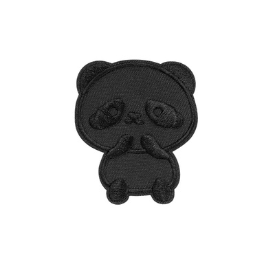 捷尔伦卡通熊猫补丁贴