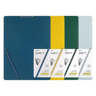 日本KING JIM锦宫收纳夹SAND IT系列A4学生考卷产检单据档案夹分类多层大容量文件夹办公名片夹产检证件票据