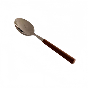 复古ins风木制手柄不锈钢西餐餐具套装刀叉勺子家用厨房用品