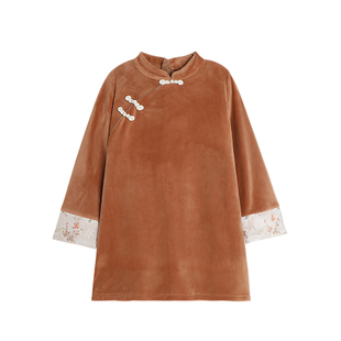 沫沫童装冬装女童拜年套装2026冬季新款儿童新中式新年马甲连衣裙