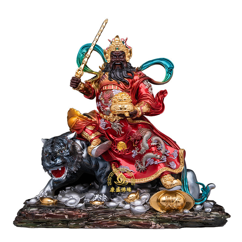 铜武财神赵公明佛像公司招财摆件