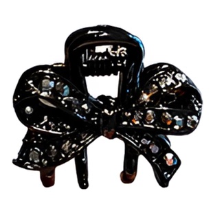 精致蝴蝶结小抓夹侧边前额头顶边夹高级感公主头刘海发夹小号夹子