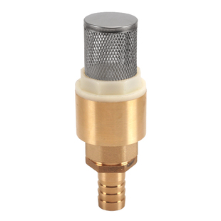 黄铜水泵底阀止回阀自吸泵水管抽水机4分6分1寸单向阀宝塔皮管接