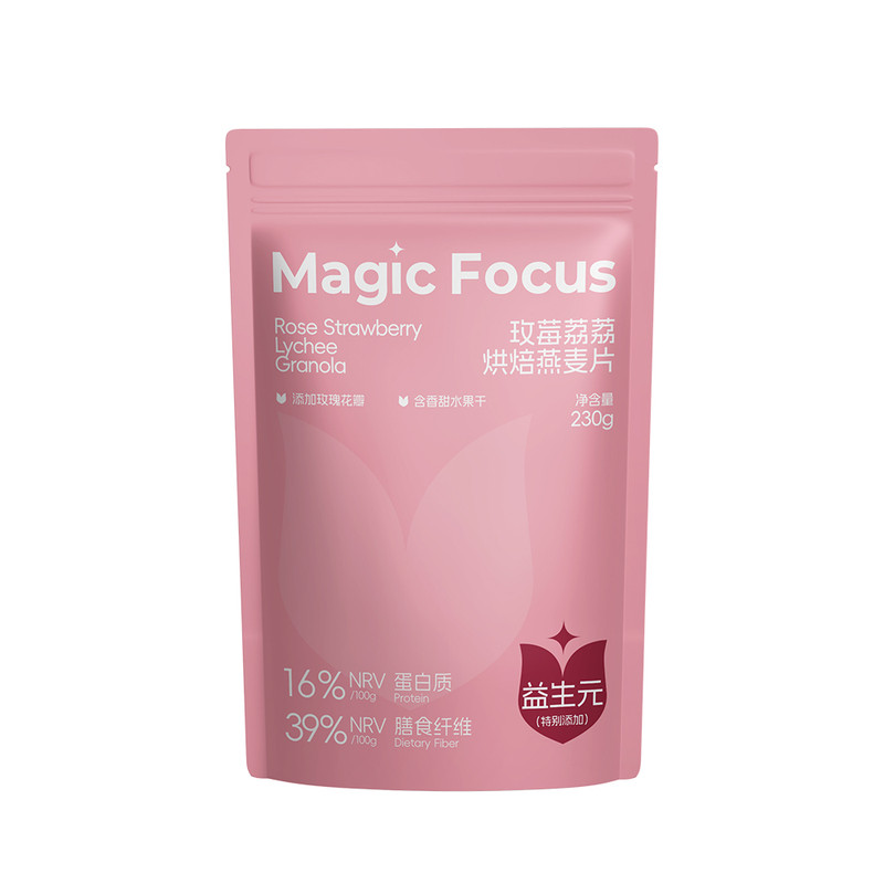 MagicFocus玫莓荔荔烘焙燕麦片