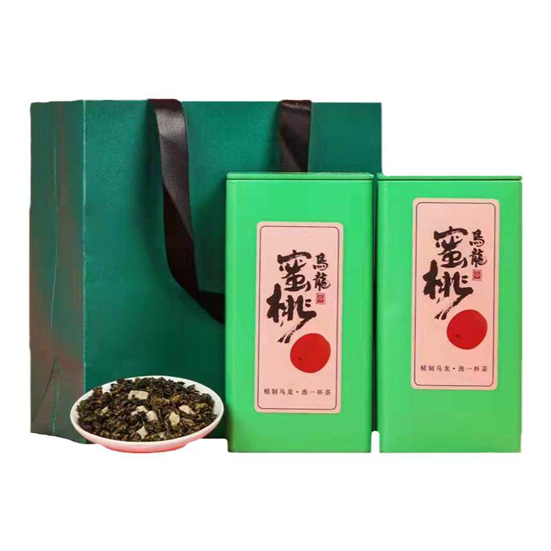 蜜桃乌龙茶铁观音水果冷泡