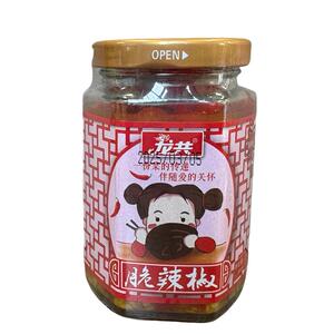 龙共脆辣椒酱下饭菜剁椒酱