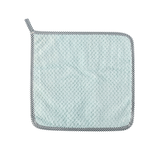 菠萝格抹布厨房专用清洁洗碗布不掉毛吸水小方巾挂式珊瑚绒擦手巾