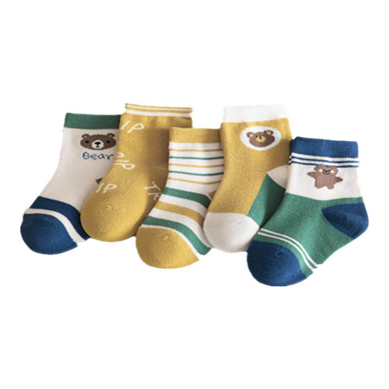 儿童袜子春秋冬季中筒袜韩版宝宝袜子卡通学生袜婴幼儿男女童棉袜