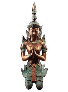 纯铜玄关供奉仿古风电视柜工艺品