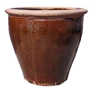 宜兴陶瓷50公斤100斤水容量老式水缸 粗陶腌菜缸 腌肉发酵缸家用