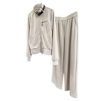 N货！拉链卫衣外套+休闲长裤套装