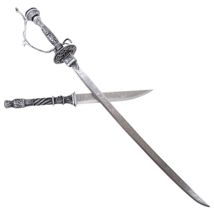 血源诅咒落叶洛阳双刀全金属1：1COS老猎人武器玛丽亚道具未开刃