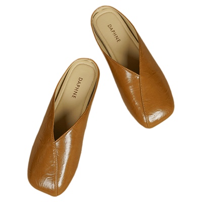 达芙妮2025新款法式半拖鞋