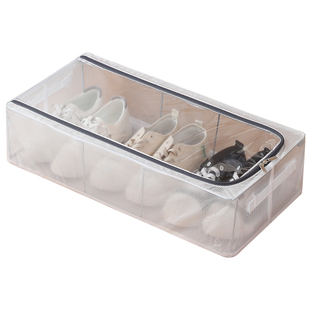 鞋盒鞋子收纳装鞋子收纳盒透明可折叠防尘鞋罩鞋架收纳神器收纳袋