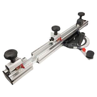 精密推台锯伸缩角度靠山 精密裁板锯新型角度定位 木工伸缩角度尺