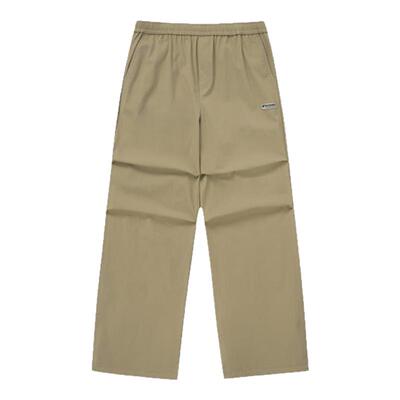 边佑锡同款Discovery探索秋冬户外宽松直筒裤防泼水伞兵裤男