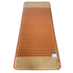 黄土球温敷加热床垫加密无边设计热敷保暖温敷床垫家用单人可折叠