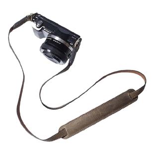 适用于A7C真皮相机背带富士xs10xt4xt5xt30索尼6400挂绳肩带复古