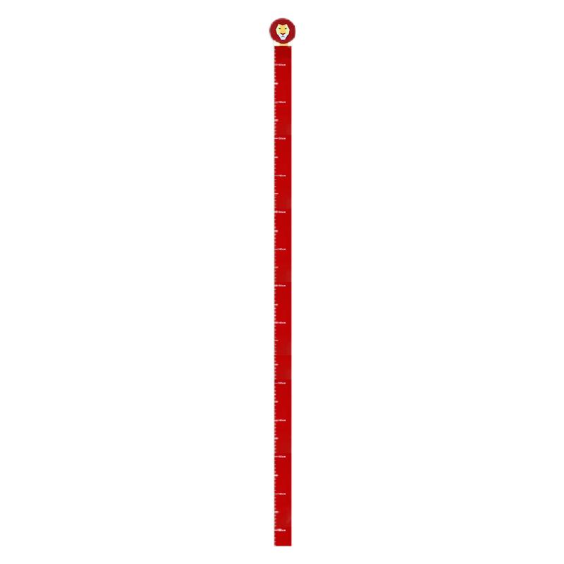 创意卡通身高贴3D立体亚克力墙贴现代简约量身高尺贴画自粘可移除