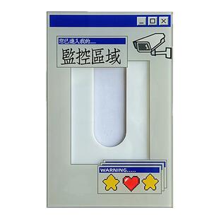 左咸敦道创意亚克力拍立得相框磁吸旅游照片墙卡片小卡相片冰箱贴