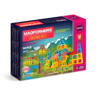 MAGFORMERS麦格弗磁力片拼装积木儿童空间思维教具金宝贝房屋拼搭