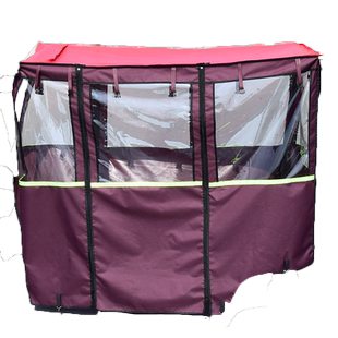 四季通用电动三轮车围挡风防冻防雨防晒车棚塑料顶车篷皮革雨棚篷