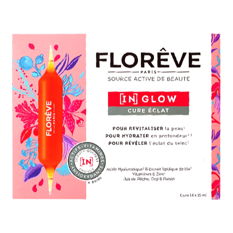 FLOREVE馥洛薇小红针2.0 玻尿酸烟酰胺内调补水亮白水光饮