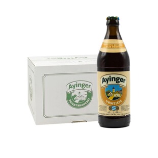 艾英格传统小麦啤酒德国进口啤酒500ml瓶装精酿啤酒老巴伐利亚