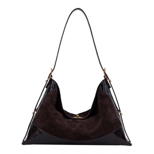 Apede Mod/秋冬百搭凡戴克棕粽子包牛皮女包赵昭仪同款节日礼物