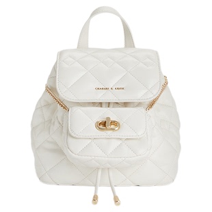 [新年礼物]CHARLES&KEITH秋冬CK2-60151400菱格大容量通勤双肩包