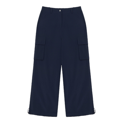 blueerdos简约休闲束脚工装裤