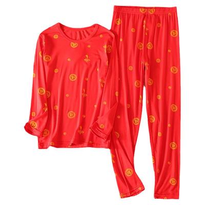 儿童红色内衣套装男童女童本命年