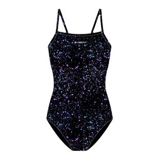 乐途春季连体三角高级感性感吊带亮片时尚潮流露背显瘦休闲泳装女