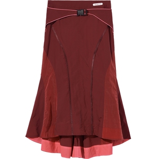 IT SJYP女装合身半身裙鱼尾裙新品摩登时尚包臀中长裙SC1300XK